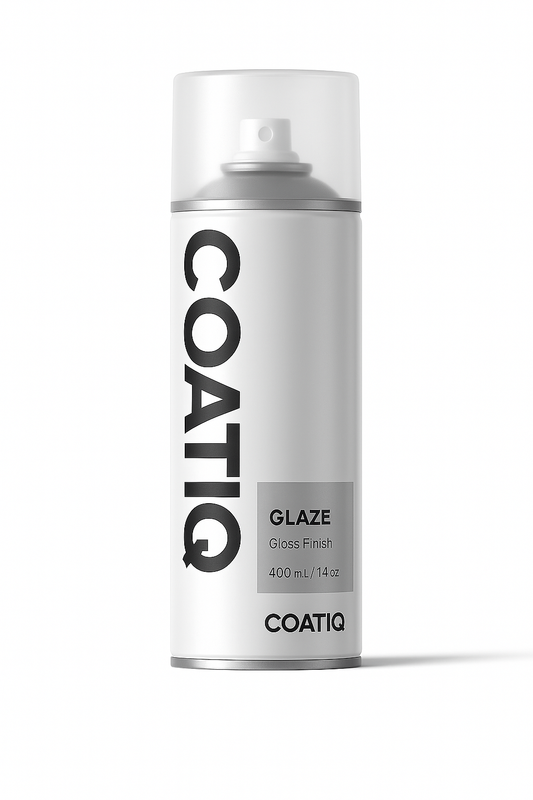COAT-IQ GLAZE – High Gloss Finish Clear Coat Spray for Ultimate Shine & Protection